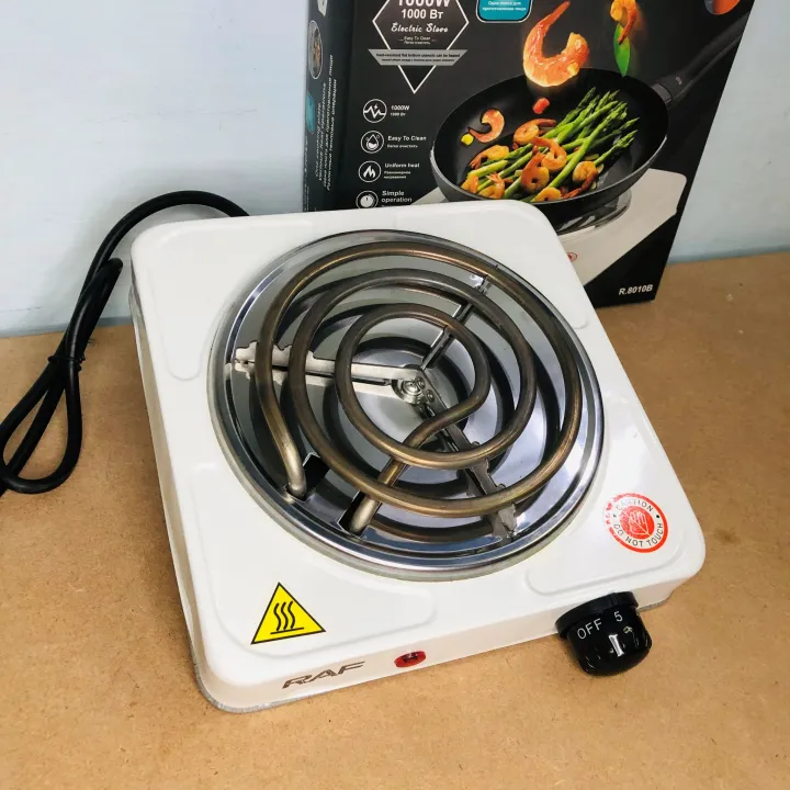 RAF Single Coil Electric Stove – 1000W Portable Hot Plate