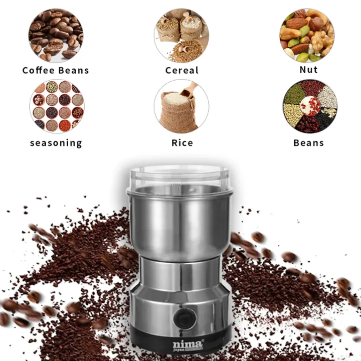 Nima Electric Spice Grinder – 150W Stainless Steel