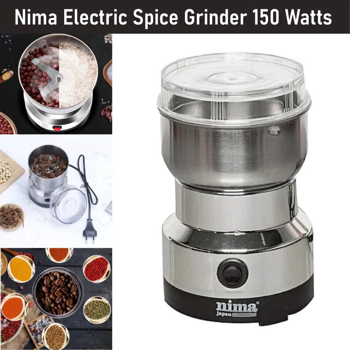 Nima Electric Spice Grinder – 150W Stainless Steel