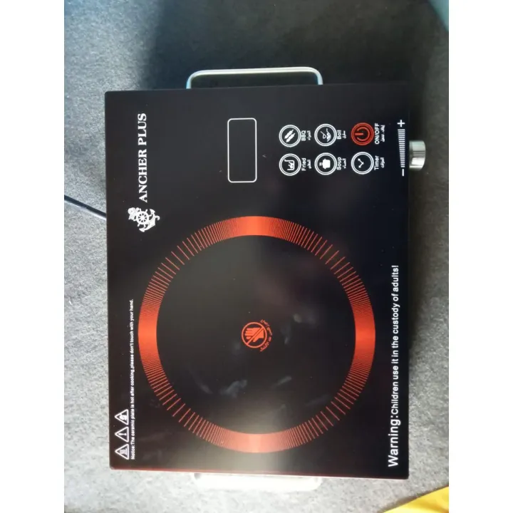 Anchor Plus Electric Stove – 3500W Adjustable Power, Timer & Multi-Cooking Modes